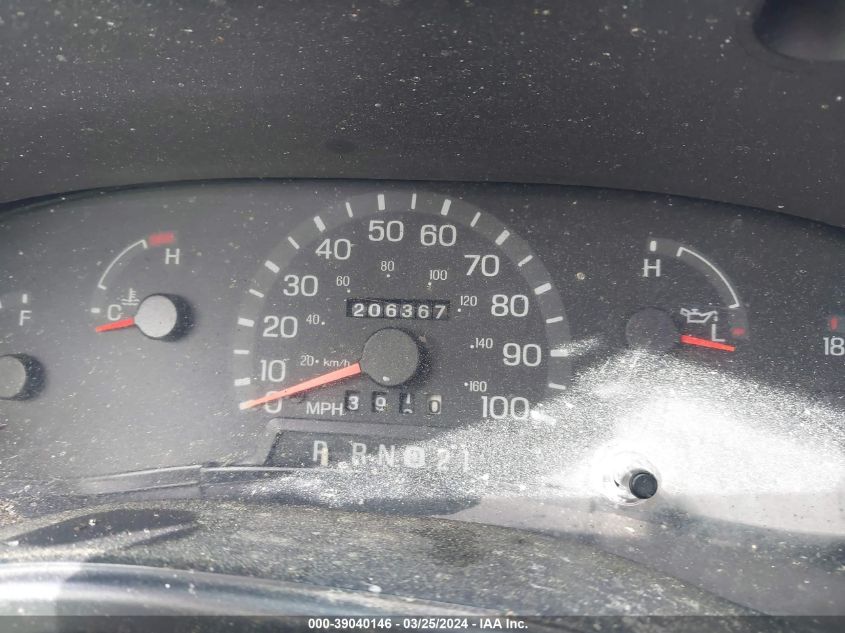 2000 Ford E-350 Super Duty Commercial/Recreational VIN: 1FTSE34L7YHA14703 Lot: 39040146