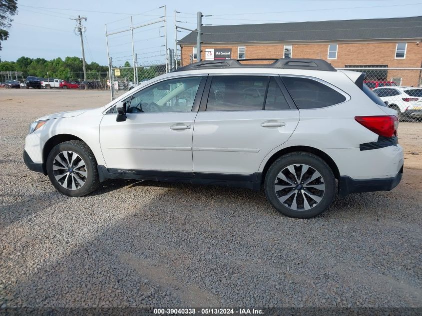 2016 Subaru Outback 3.6R Limited VIN: 4S4BSENC6G3319068 Lot: 39040338