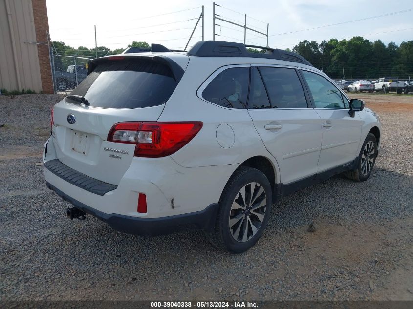 2016 Subaru Outback 3.6R Limited VIN: 4S4BSENC6G3319068 Lot: 39040338