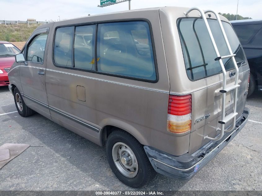 1989 Ford Aerostar VIN: 1FMCA11U6KZA39252 Lot: 39040377