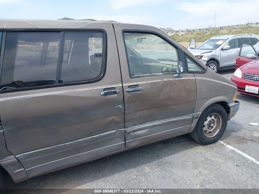 1989 Ford Aerostar VIN: 1FMCA11U6KZA39252 Lot: 39040377