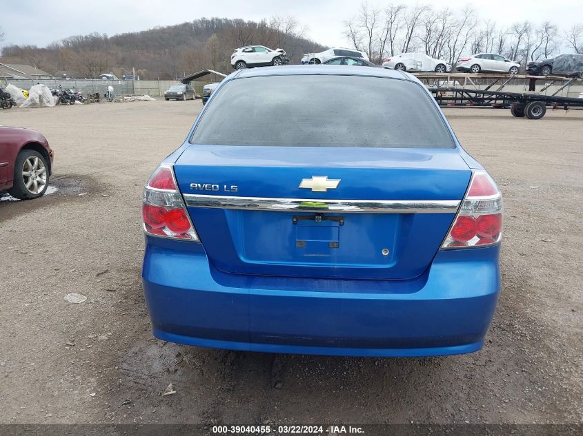 KL1TD56697B065459 | 2007 CHEVROLET AVEO