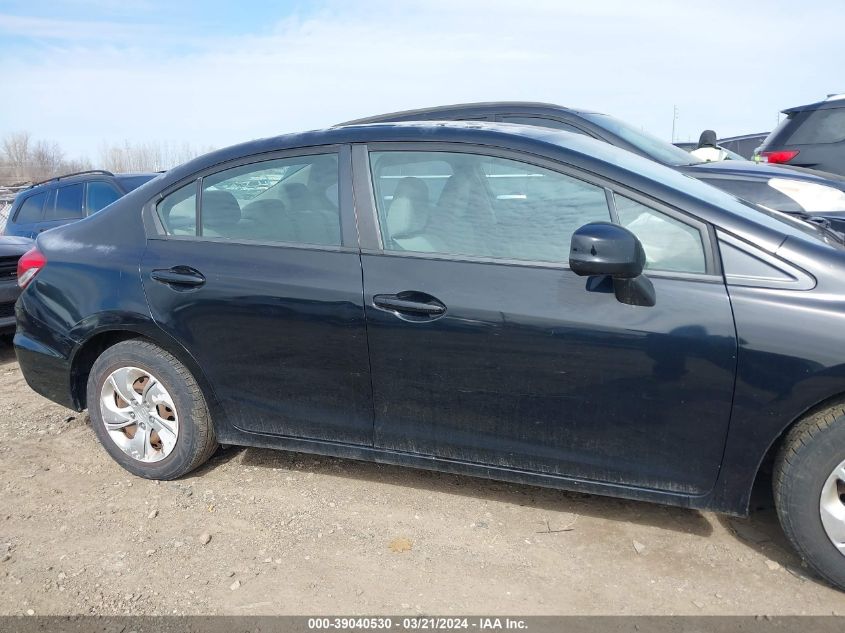 2HGFB2F55DH523777 | 2013 HONDA CIVIC