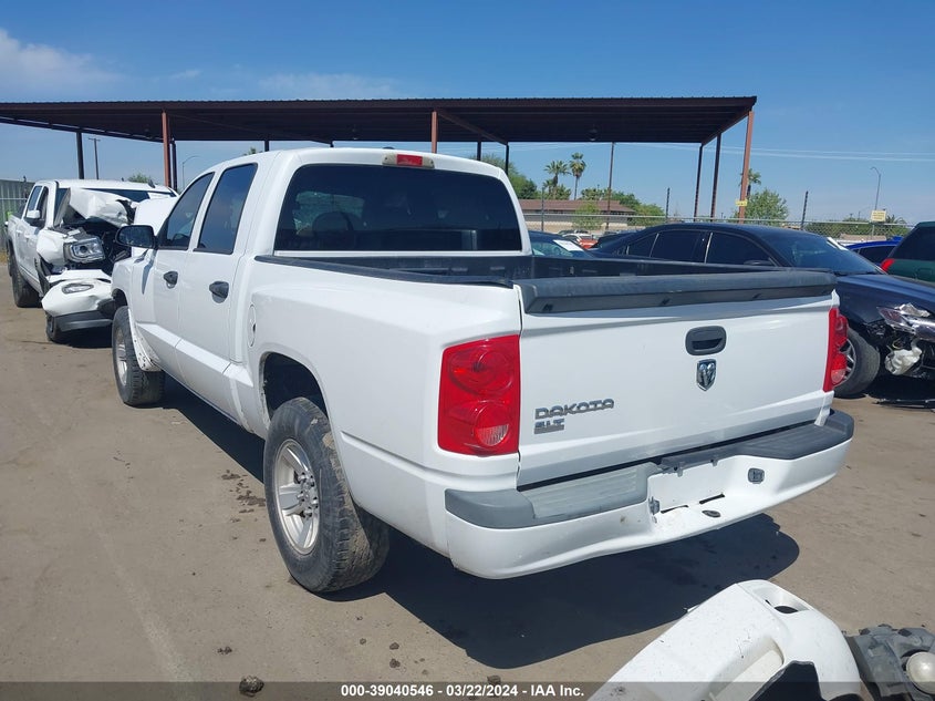 2008 Dodge Dakota Slt VIN: 1D3HE48K38S560149 Lot: 39040546