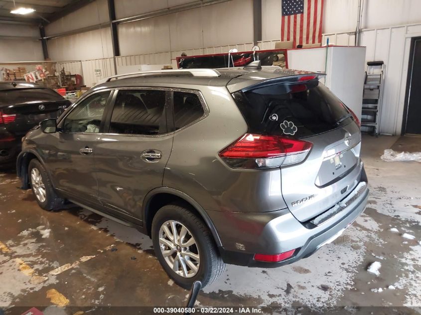 2017 Nissan Rogue Sv VIN: JN8AT2MVXHW004566 Lot: 39040580