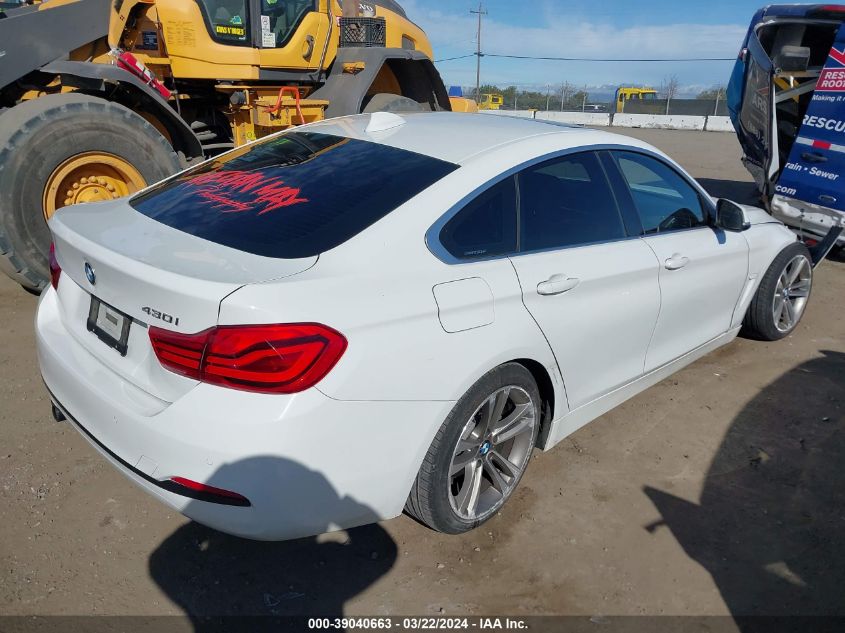 2018 BMW 430I Gran Coupe VIN: WBA4J1C57JBG80495 Lot: 39040663