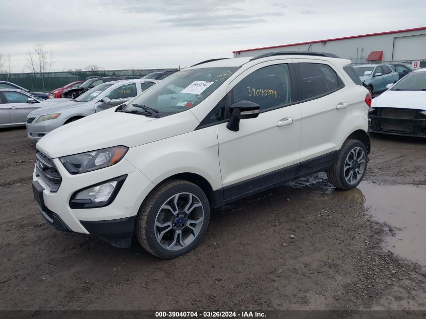 2020 Ford Ecosport Ses VIN: MAJ6S3JL7LC337286 Lot: 39040704