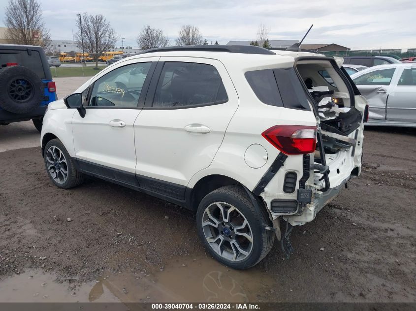 2020 Ford Ecosport Ses VIN: MAJ6S3JL7LC337286 Lot: 39040704