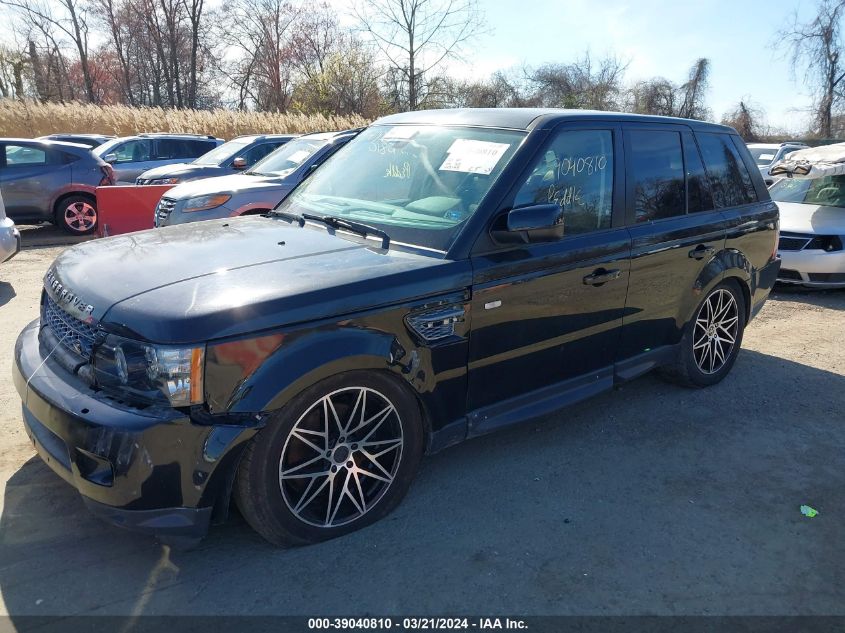 2013 Land Rover Range Rover Sport Hse VIN: SALSK2D45DA763541 Lot: 39040810