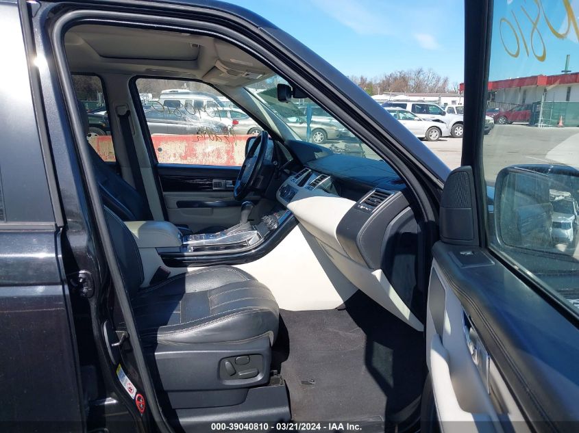 2013 Land Rover Range Rover Sport Hse VIN: SALSK2D45DA763541 Lot: 39040810