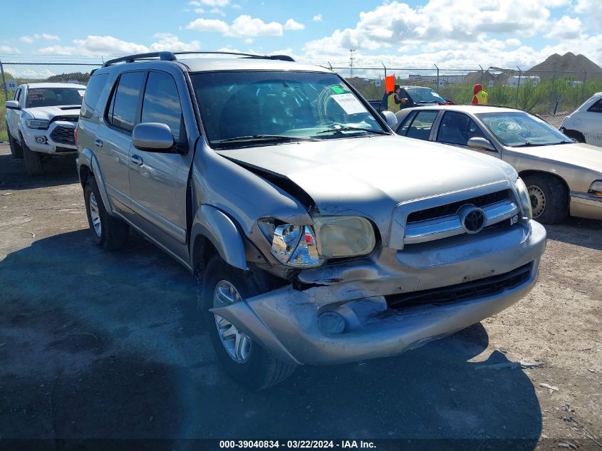 2005 Toyota Sequoia Sr5 V8 VIN: 5TDZT34A55S241334 Lot: 39040834