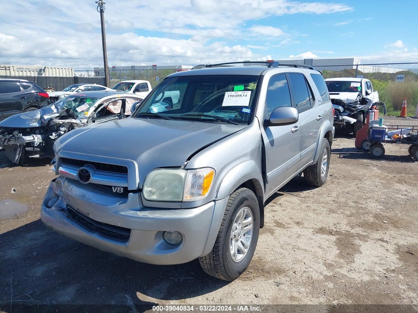 2005 Toyota Sequoia Sr5 V8 VIN: 5TDZT34A55S241334 Lot: 39040834