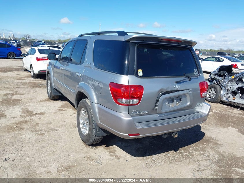 2005 Toyota Sequoia Sr5 V8 VIN: 5TDZT34A55S241334 Lot: 39040834
