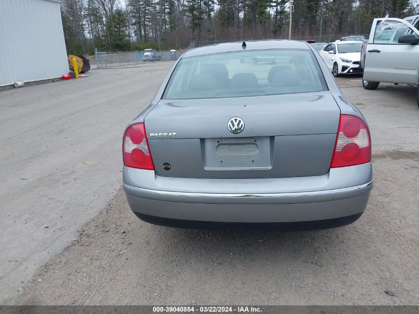 WVWMD63B95E007531 | 2005 VOLKSWAGEN PASSAT