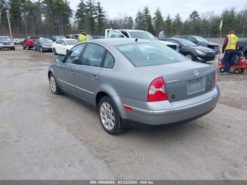 WVWMD63B95E007531 | 2005 VOLKSWAGEN PASSAT