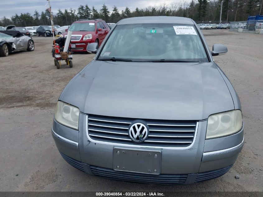 WVWMD63B95E007531 | 2005 VOLKSWAGEN PASSAT