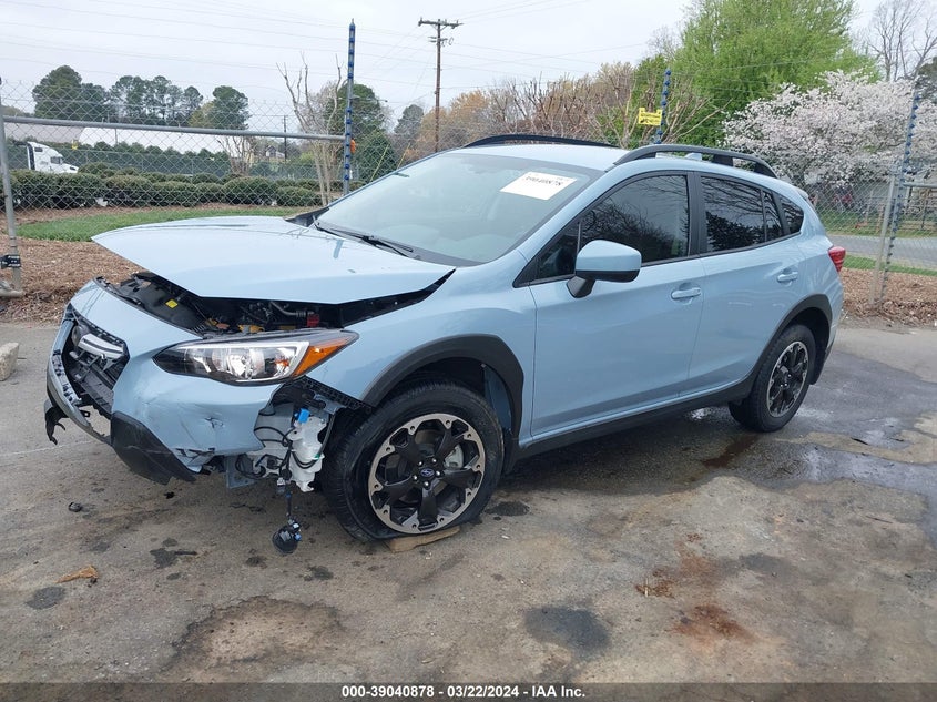 VIN JF2GTAPC5N8256494 2022 SUBARU CROSSTREK PREMIUM