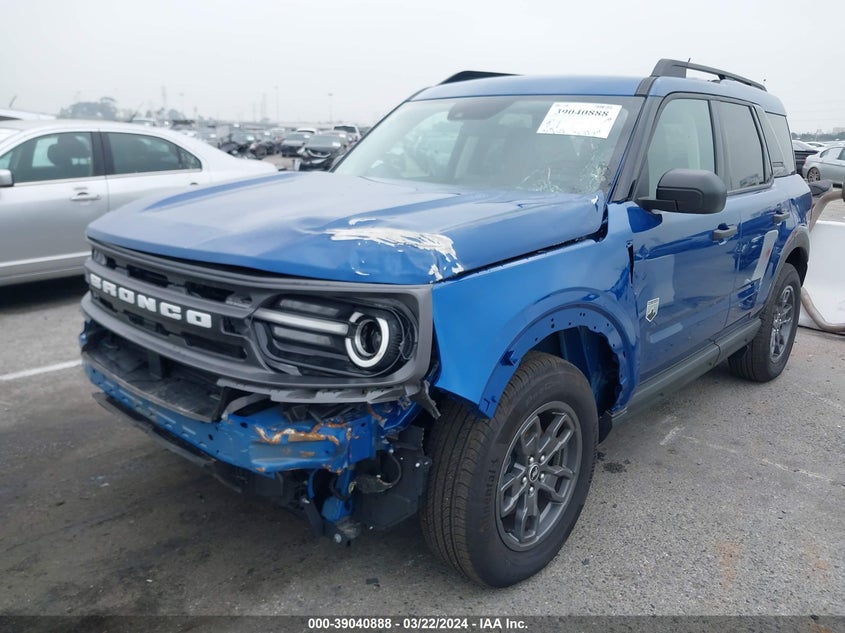 2023 Ford Bronco Sport Big Bend VIN: 3FMCR9B62PRD46811 Lot: 39040888
