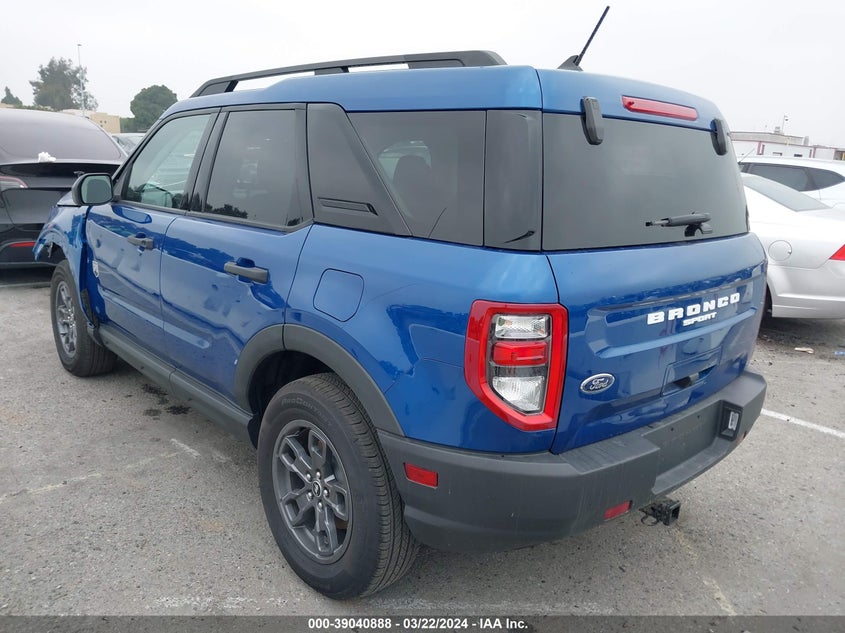 2023 Ford Bronco Sport Big Bend VIN: 3FMCR9B62PRD46811 Lot: 39040888
