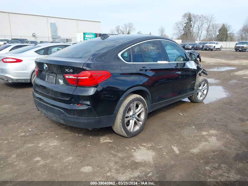 2017 BMW X4 xDrive28I VIN: 5UXXW3C34H0T79132 Lot: 39040962