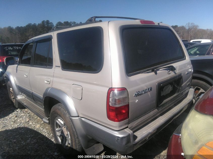 1999 Toyota 4Runner Limited V6 VIN: JT3GN87R3X0110641 Lot: 40844437