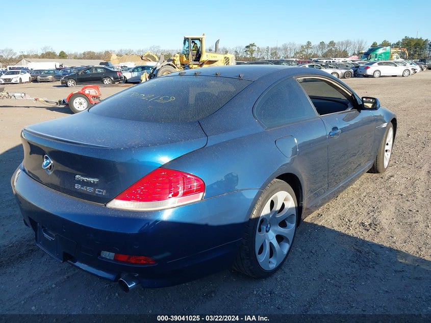 2005 BMW 645Ci VIN: WBAEH73415B216020 Lot: 39041025