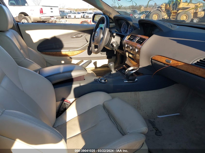 2005 BMW 645Ci VIN: WBAEH73415B216020 Lot: 39041025