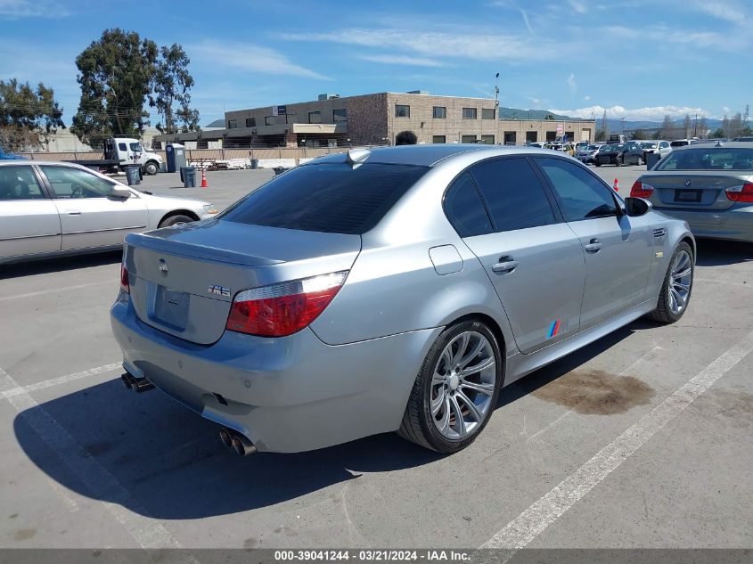 2007 BMW M5 VIN: WBSNB935X7CX06826 Lot: 39041244