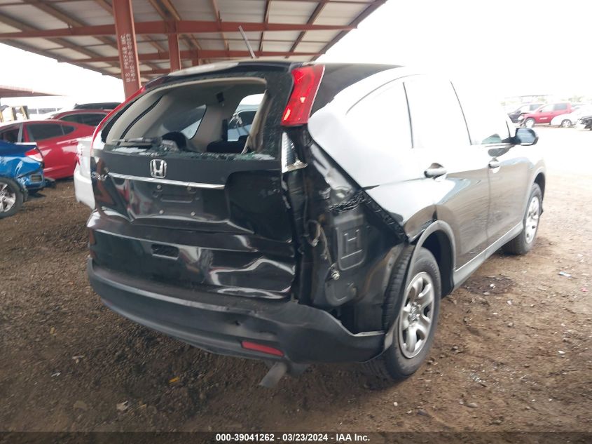 2013 Honda Cr-V Lx VIN: 2HKRM3H36DH511653 Lot: 39041262