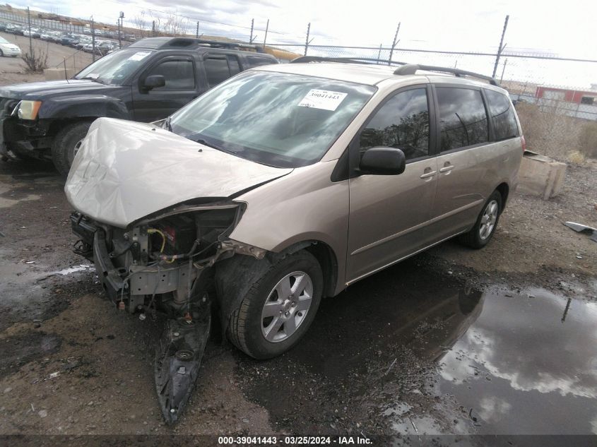 2008 Toyota Sienna Le VIN: 5TDZK23C58S135650 Lot: 39041443