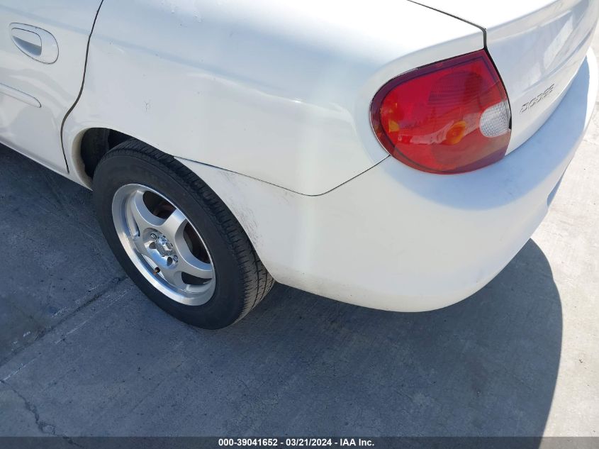 2001 Dodge Neon Se VIN: 1B3ES46C61D209831 Lot: 39041652