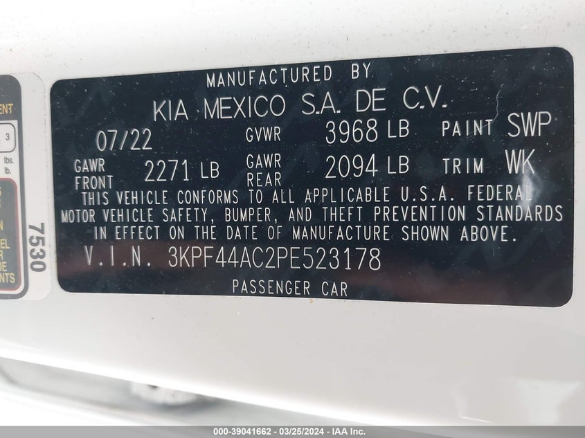 2023 KIA FORTE GT - 3KPF44AC2PE523178