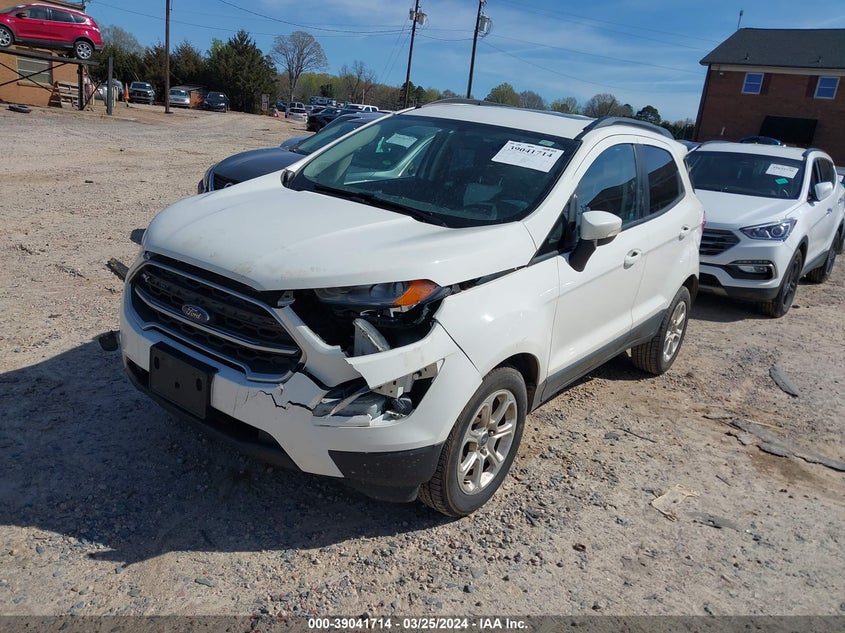 VIN MAJ3P1TE6JC207231 2018 FORD ECOSPORT SE