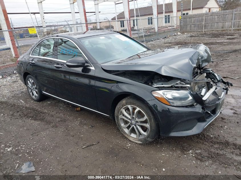 2017 Mercedes-Benz C 300 4Matic/Luxury 4Matic/Sport 4Matic VIN: 55SWF4KB0HU179635 Lot: 39041774