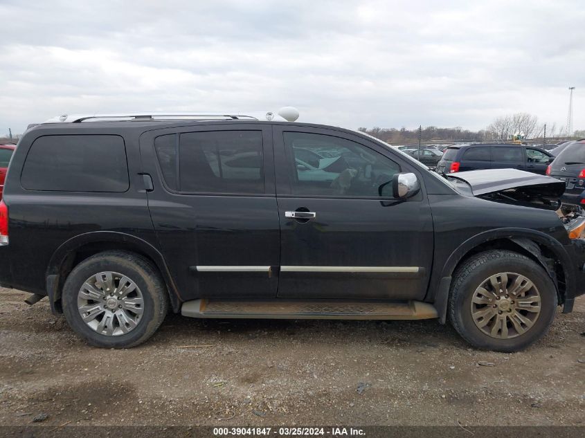 2015 Nissan Armada Platinum VIN: 5N1BA0NE0FN607341 Lot: 39041847