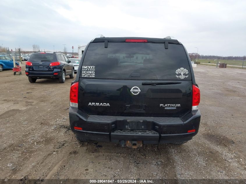 2015 Nissan Armada Platinum VIN: 5N1BA0NE0FN607341 Lot: 39041847