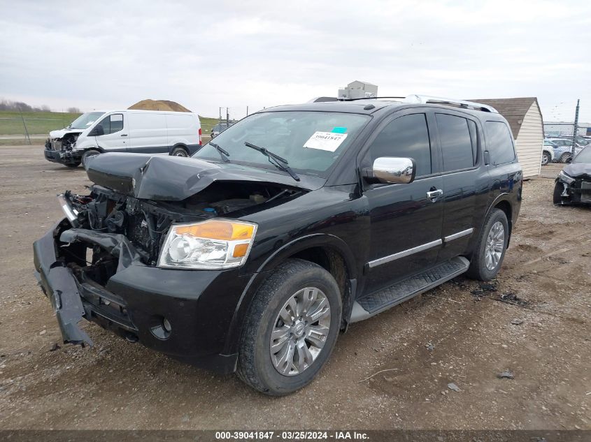 2015 Nissan Armada Platinum VIN: 5N1BA0NE0FN607341 Lot: 39041847