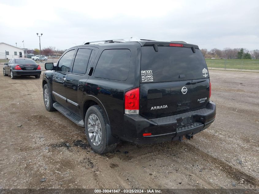 2015 Nissan Armada Platinum VIN: 5N1BA0NE0FN607341 Lot: 39041847