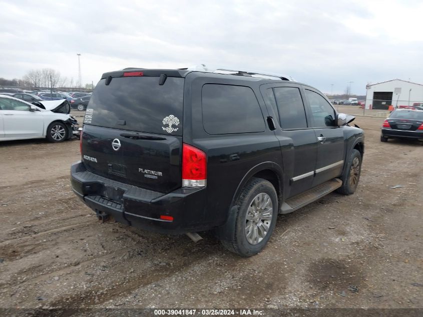 2015 Nissan Armada Platinum VIN: 5N1BA0NE0FN607341 Lot: 39041847