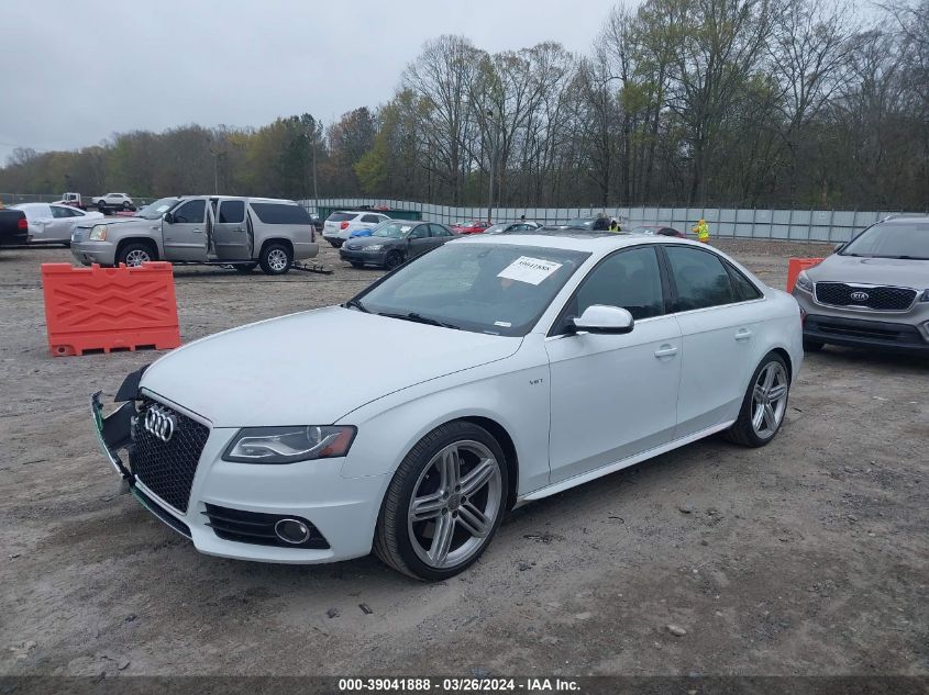 2012 Audi S4 Premium Plus VIN: WAUBGAFL0CA088099 Lot: 39041888