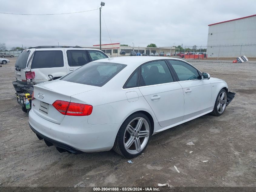 WAUBGAFL0CA088099 2012 Audi S4 Premium Plus