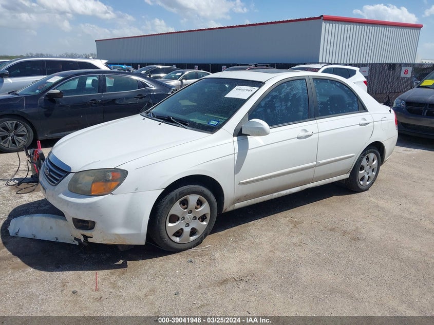 2009 Kia Spectra Ex VIN: KNAFE221295625901 Lot: 39041948