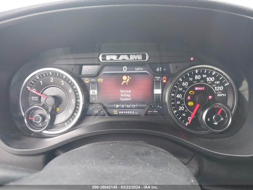 2019 RAM 1500 BIG HORN/LONE STAR  4X4 5'7 BOX - 1C6RRFFG0KN802890