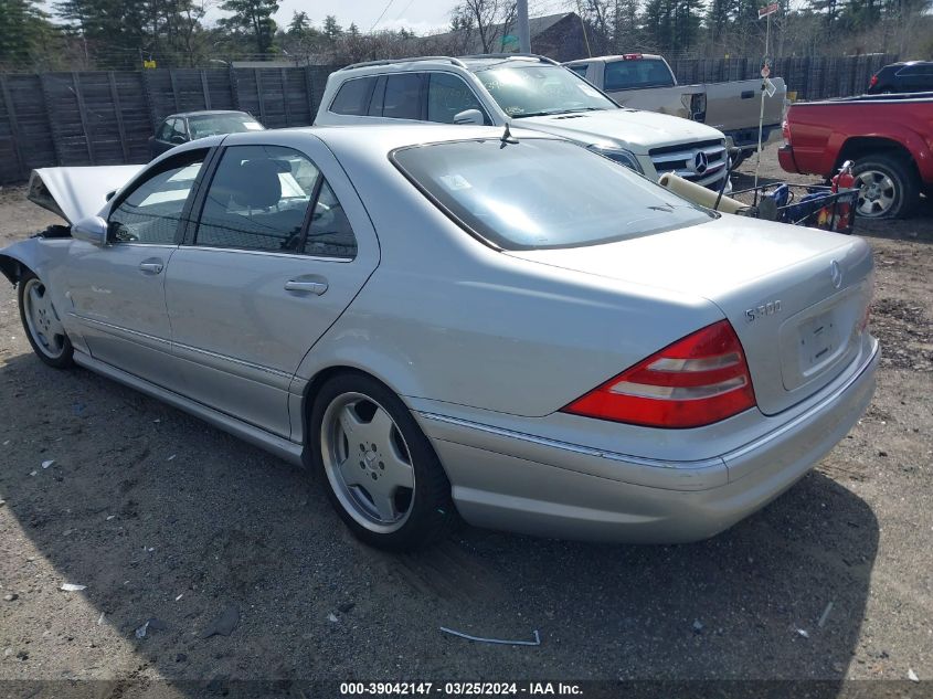 WDBNG75JX1A162465 | 2001 MERCEDES-BENZ S