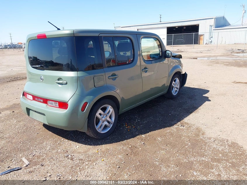 2009 Nissan Cube 1.8Sl VIN: JN8AZ28R09T108336 Lot: 39042151