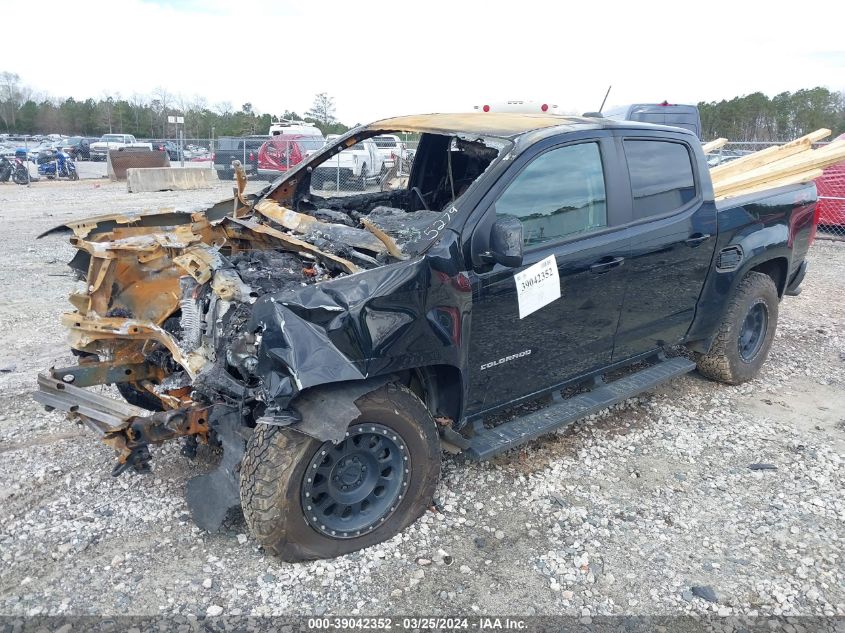 VIN 1GCGTDENXN1165279 2022 CHEVROLET COLORADO no.2