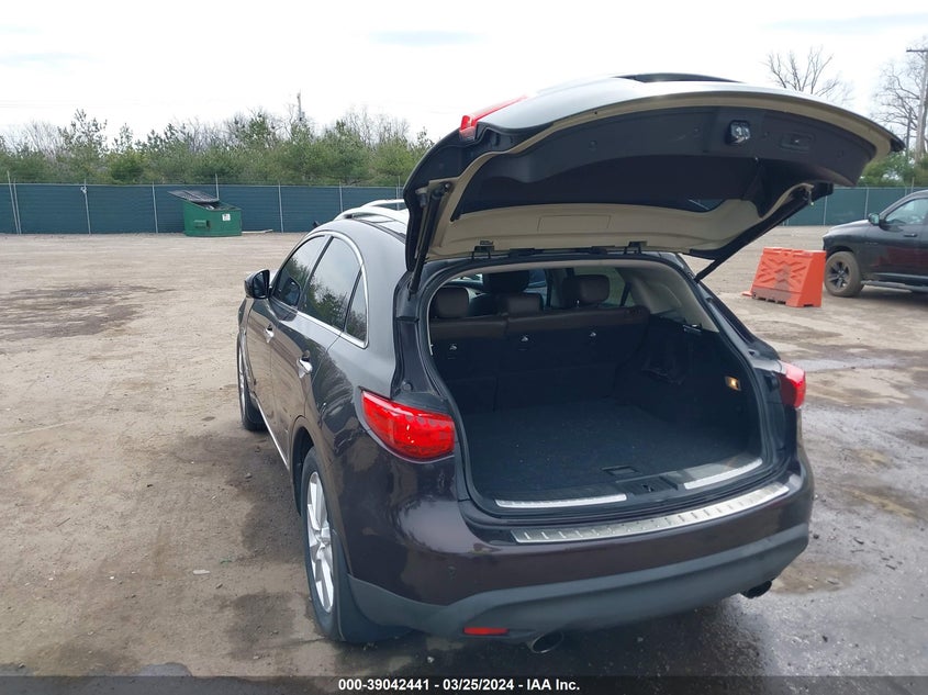 2014 Infiniti Qx70 VIN: JN8CS1MW9EM410005 Lot: 39042441