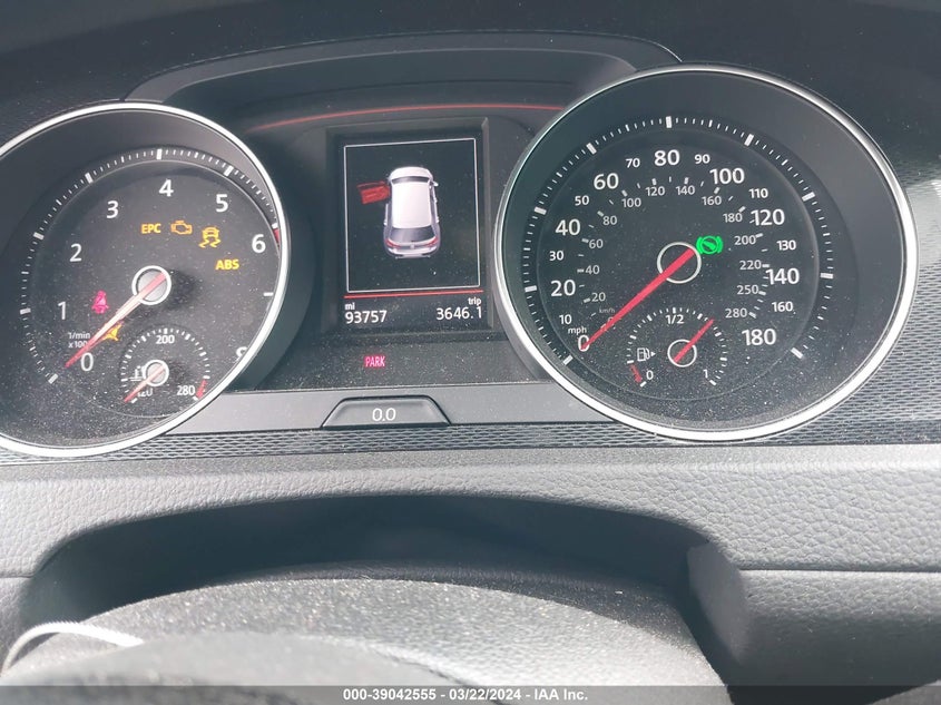 2017 VOLKSWAGEN GOLF GTI AUTOBAHN 4-DOOR/S 4-DOOR/SE 4-DOOR/SPORT 4-DOOR - 3VW447AU8HM039263