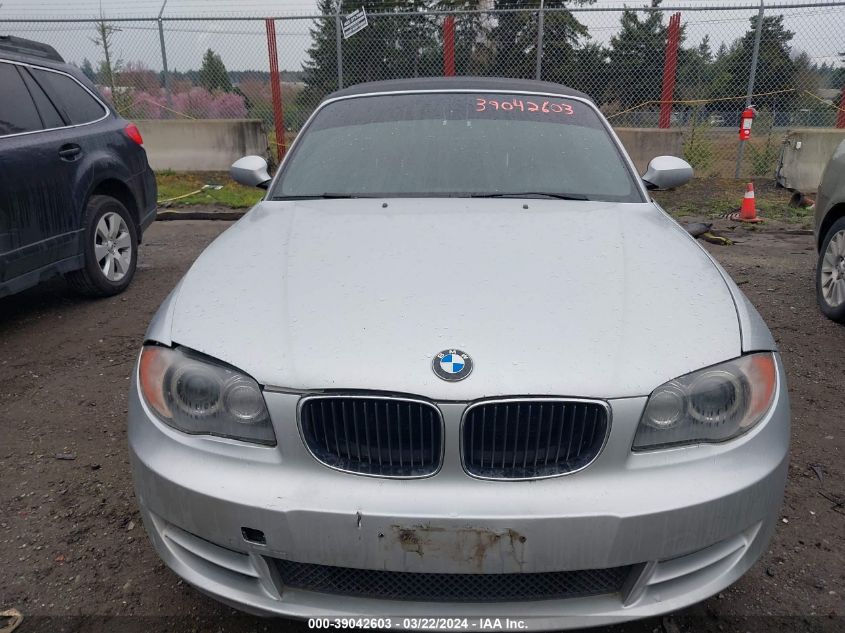 WBAUL73568VE88930 2008 BMW 128I