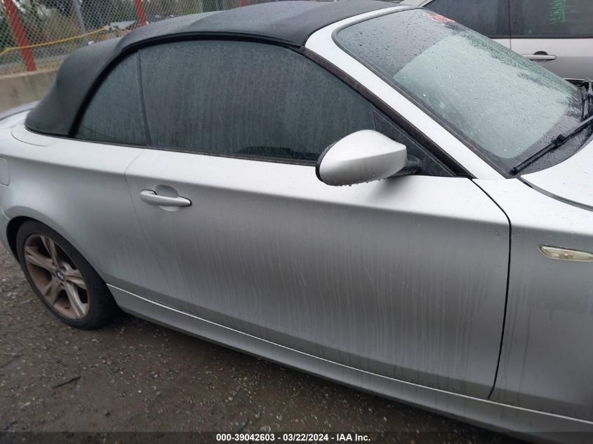 WBAUL73568VE88930 2008 BMW 128I